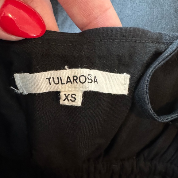 Tularosa Women's Donna Black Fit & Flare Smocked Mini Dress Size XS - Picture 9 of 9